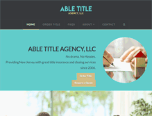 Tablet Screenshot of able-title.com